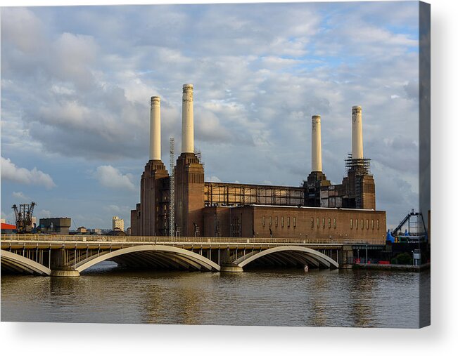 London Acrylic Print featuring the photograph Battersea power station #2 by Dutourdumonde Photography