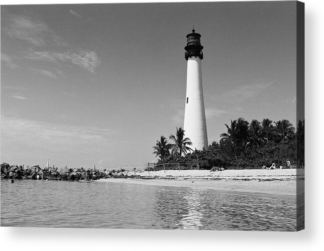 35mm Acrylic Print featuring the photograph Cape Florida Lighthouse #2 by William Wetmore