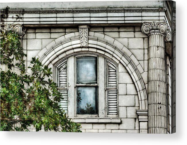 Window Acrylic Print featuring the photograph Elegance in the French Quarter #2 by Brenda Bryant