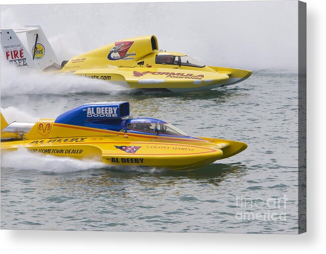 Sports Acrylic Print featuring the photograph Gold Cup Hydroplane Races #2 by Jim West