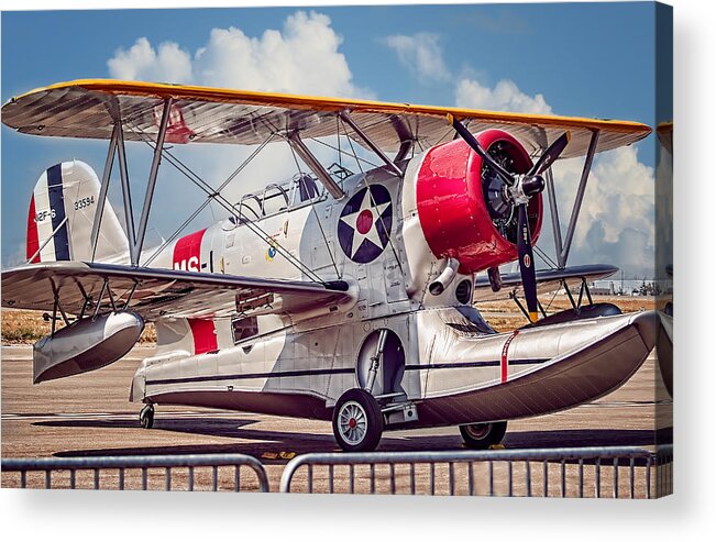 Grumman Acrylic Print featuring the photograph Grumman Duck #2 by Steve Benefiel