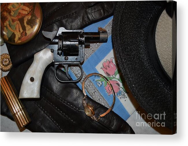 Feminine Pistol Acrylic Print featuring the photograph Hers by Beverly Shelby