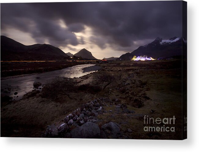 Night Acrylic Print featuring the photograph Isle of Skye #2 by Ang El