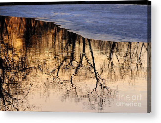 Lake Of The Isles Acrylic Print featuring the photograph Isles Reflections #2 by A K Dayton