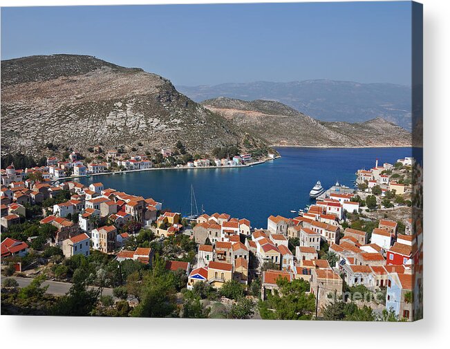 Kastelorizo Acrylic Print featuring the photograph Kastelorizo island #7 by George Atsametakis