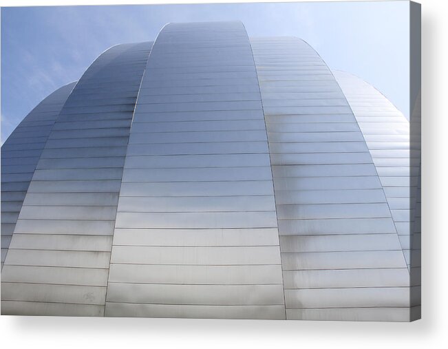 Architecture Acrylic Print featuring the photograph Kauffman Center for Performing Arts #1 by Mike McGlothlen