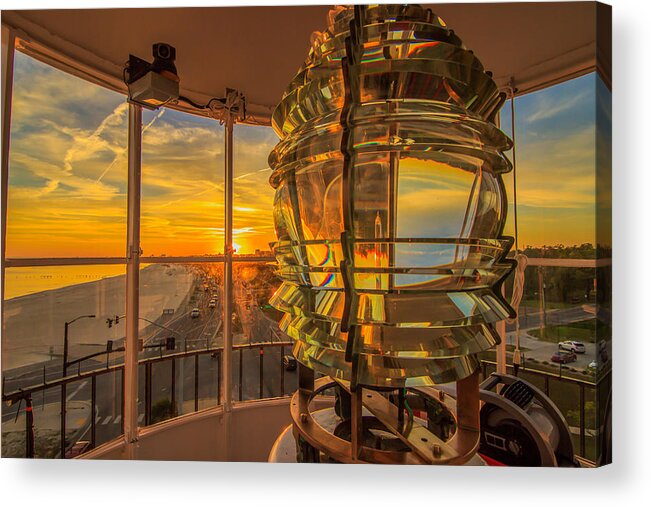 Lighthouse Acrylic Print featuring the photograph Lighting the Way by Brian Wright