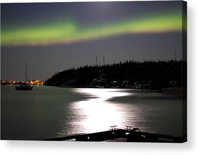 Aurora Acrylic Print featuring the photograph Still of Night #2 by Valerie Pond