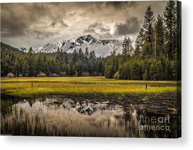 Tahoe Spring Acrylic Print featuring the photograph Tahoe Spring #2 by Mitch Shindelbower