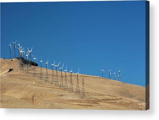 Tehachapi Pass Wind Farm Acrylic Print featuring the photograph Tehachapi Pass Wind Farm #2 by Jim West