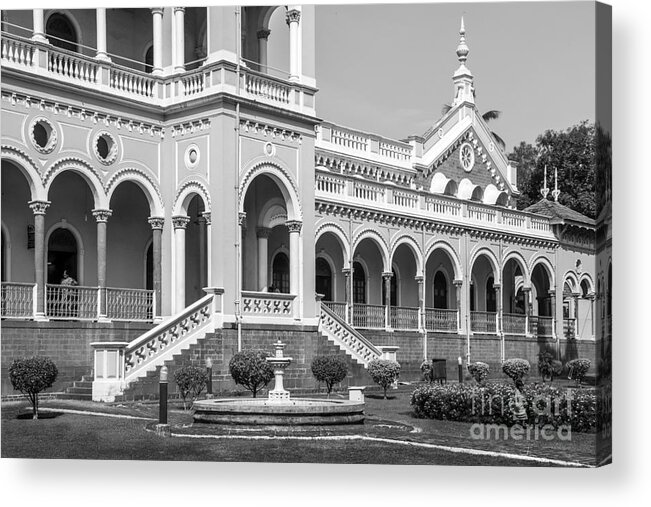 Palace Acrylic Print featuring the photograph The Aga Khan Palace #2 by Kiran Joshi