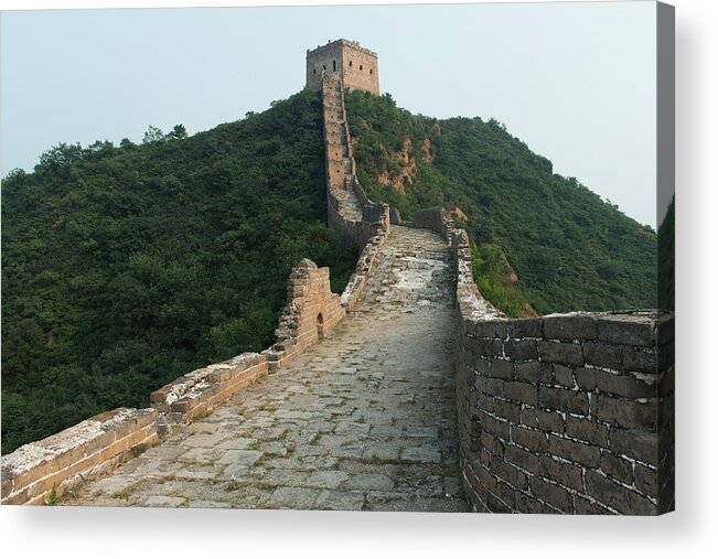 Chinese Culture Acrylic Print featuring the photograph The Great Wall Of China #2 by Keith Levit / Design Pics