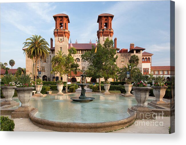 The Lightner Museum Acrylic Print featuring the photograph The Lightner Museum formerly The Hotel Alcazar St. Augustine Florida #6 by Dawna Moore Photography