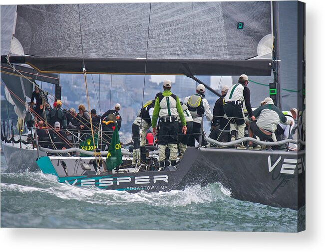 Container Acrylic Print featuring the photograph Vesper Downwind #2 by Steven Lapkin