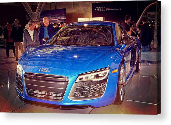 2015 Acrylic Print featuring the photograph 2015 Audi R8 V10 by Mike Martin