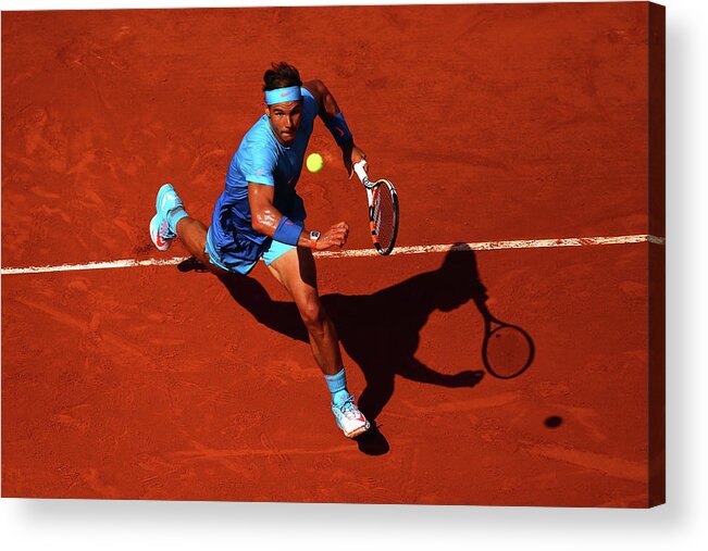 Tennis Acrylic Print featuring the photograph 2015 French Open - Day Eleven by Dan Istitene