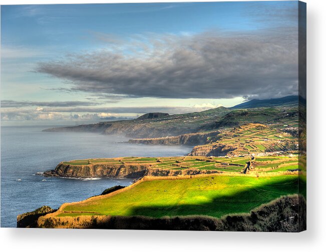 Agriculture Acrylic Print featuring the photograph Azores Landscapes #23 by Joseph Amaral