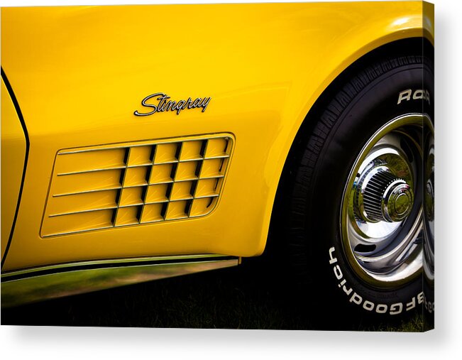 71 Acrylic Print featuring the photograph 1971 Chevrolet Corvette Stingray #2 by David Patterson