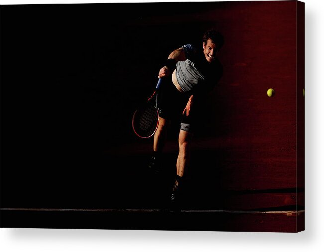 Tennis Acrylic Print featuring the photograph 2015 French Open - Day Eleven #3 by Julian Finney
