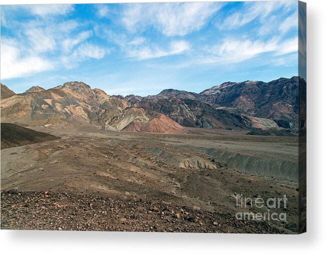 Afternoon Acrylic Print featuring the photograph Artist Drive Death Valley National Park #3 by Fred Stearns