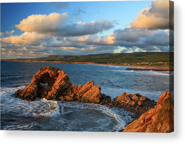 Cabot Trail Acrylic Print featuring the photograph Canada, Nova Scotia, Cape Breton, Cabot #3 by Patrick J. Wall