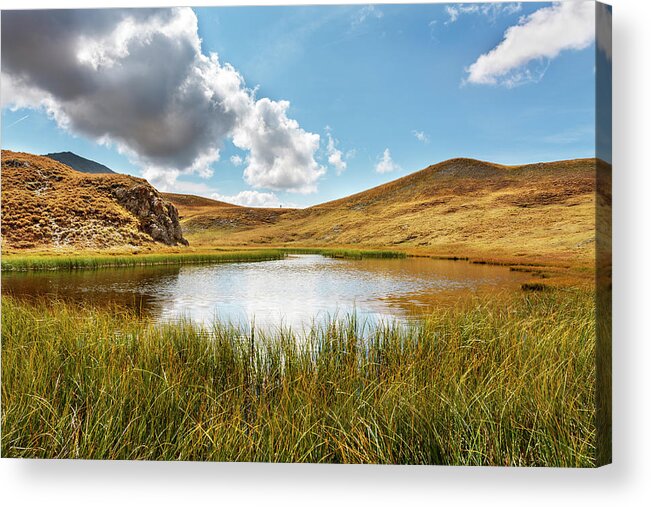 Tranquility Acrylic Print featuring the photograph Circuit Col De Neal, Hautes Alpes #3 by Gilles Barattini Photography