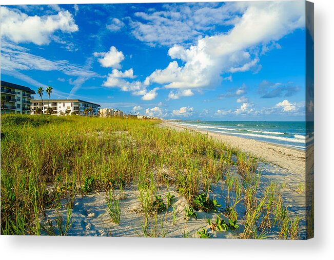 Cocoa Beach Acrylic Print featuring the photograph Cocoa Beach #3 by Raul Rodriguez