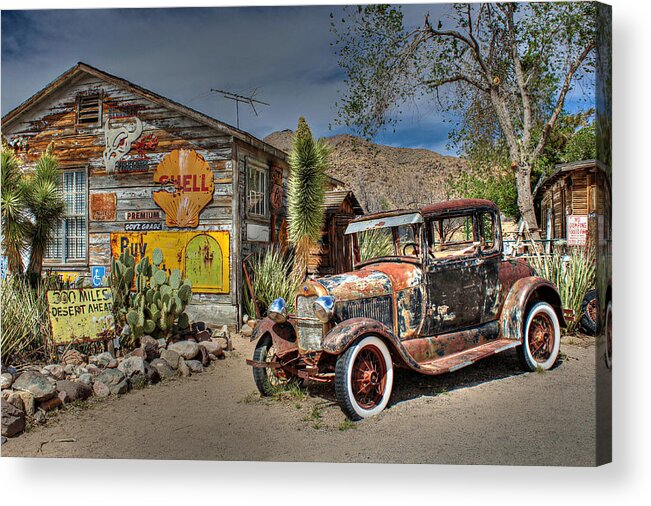 Arizona Acrylic Print featuring the photograph Hackberry General Store on Route 66 #3 by Lynn Jordan