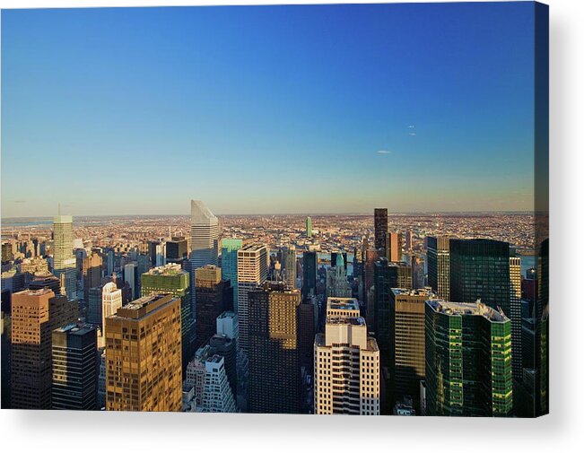 Photography Acrylic Print featuring the photograph Panoramic Views Of New York City #3 by Panoramic Images