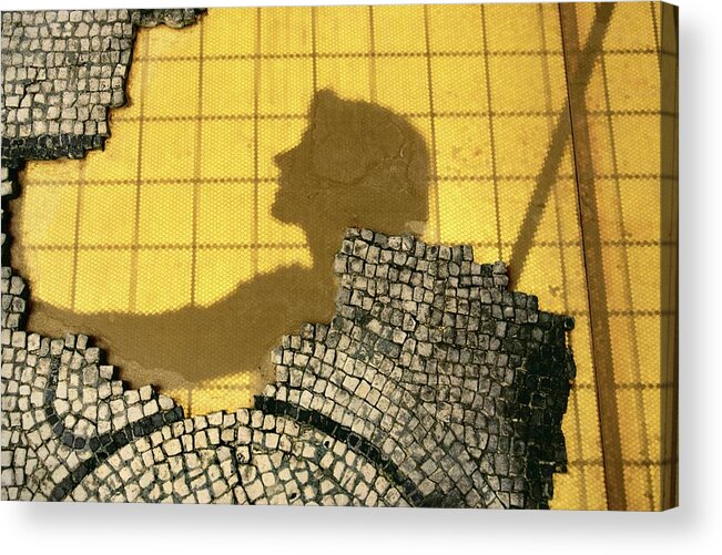 Mosaic Acrylic Print featuring the photograph Restored Mosaic #3 by Patrick Landmann/science Photo Library