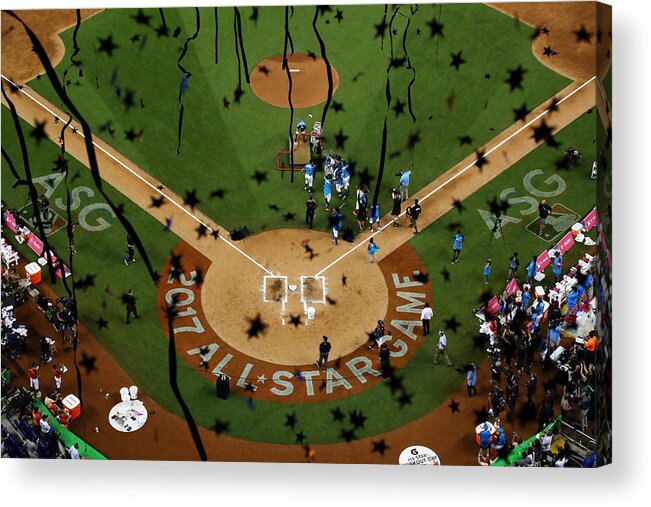 People Acrylic Print featuring the photograph T-Mobile Home Run Derby by Mike Ehrmann