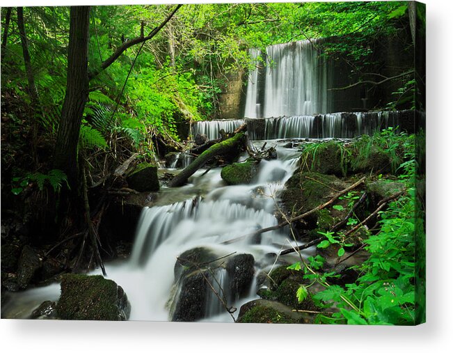 Autumn Acrylic Print featuring the photograph Waterfall #3 by Ivan Slosar