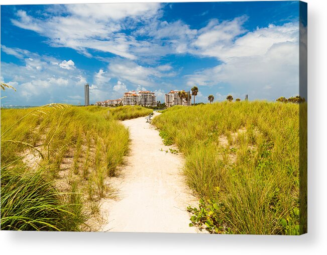 Architecture Acrylic Print featuring the photograph Miami Beach #30 by Raul Rodriguez