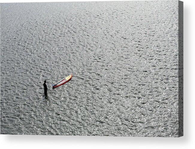 Tidal Bore Acrylic Print featuring the photograph Feature - Bore Tide Surfing In Alaska #33 by Streeter Lecka
