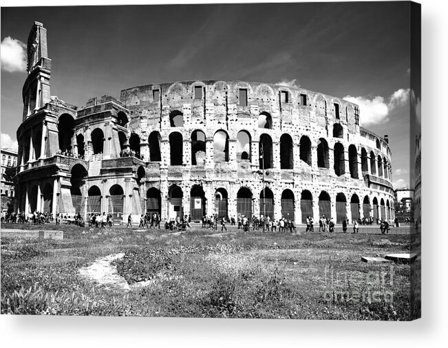Rome Acrylic Print featuring the photograph Colosseum #1 by Stefano Senise