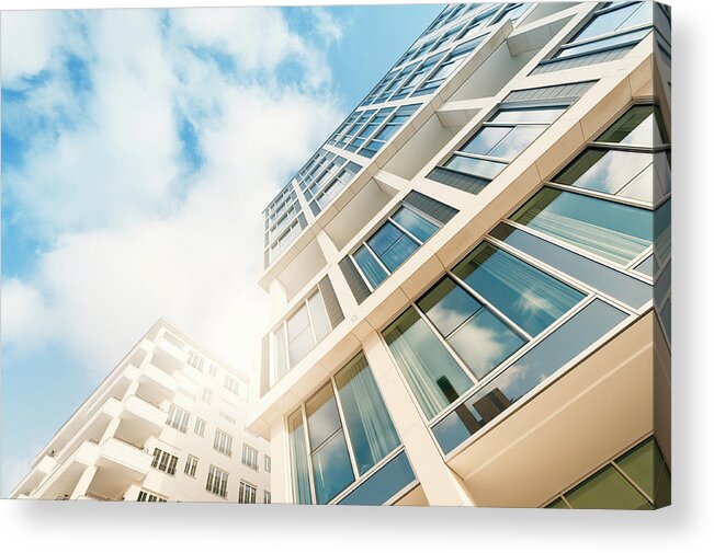 Corporate Business Acrylic Print featuring the photograph Futuristic Office Building #4 by Ppampicture