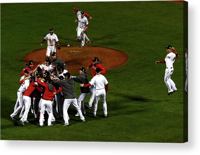 St. Louis Cardinals Acrylic Print featuring the photograph World Series - St Louis Cardinals V by Jamie Squire