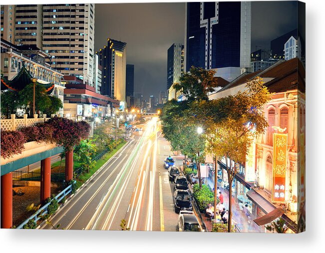 Singapore Acrylic Print featuring the photograph Singapore #41 by Songquan Deng