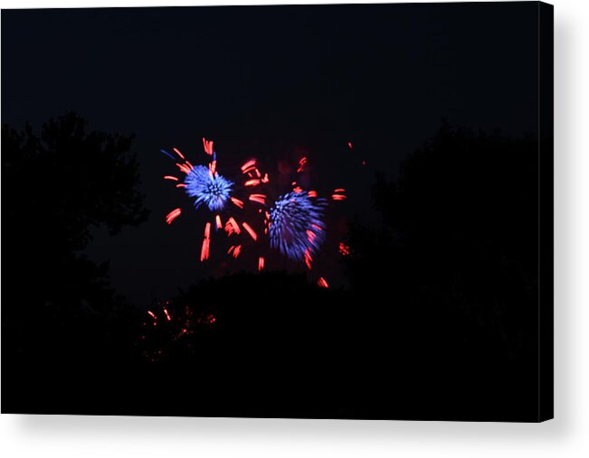 Washington Acrylic Print featuring the photograph 4th of July Fireworks - 011323 by DC Photographer