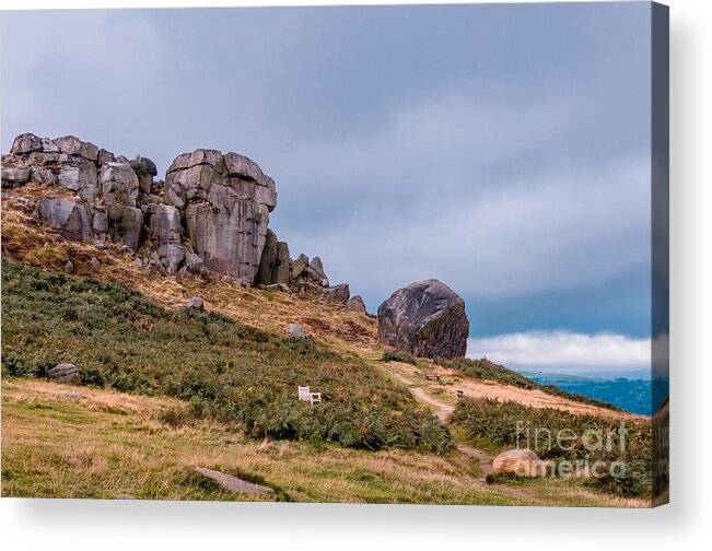 Airedale Acrylic Print featuring the photograph Cow and Calf Rocks #5 by Mariusz Talarek