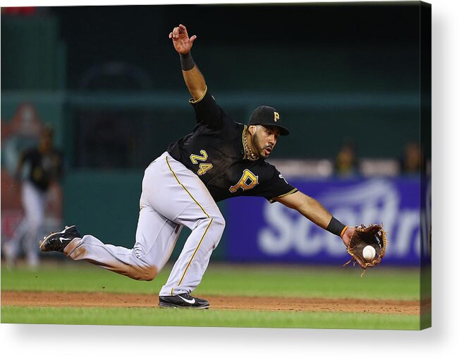 Ball Acrylic Print featuring the photograph Pittsburgh Pirates V St. Louis Cardinals #5 by Dilip Vishwanat