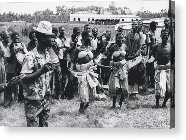 retro Images Archive Acrylic Print featuring the photograph Obote Returns To Uganda #6 by Retro Images Archive