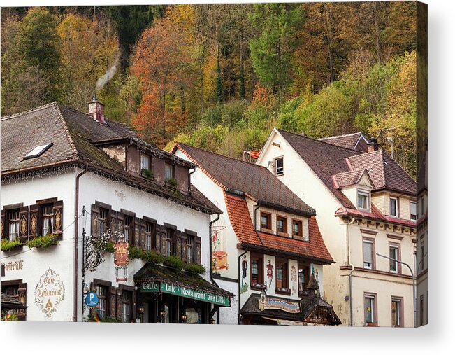 Autumn Acrylic Print featuring the photograph Germany, Baden-wurttemburg, Black #7 by Walter Bibikow