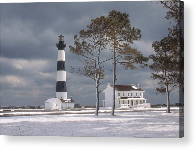 Lighthouse Acrylic Print featuring the photograph Bodie Island Lighthouse #8 by Bruce Roberts