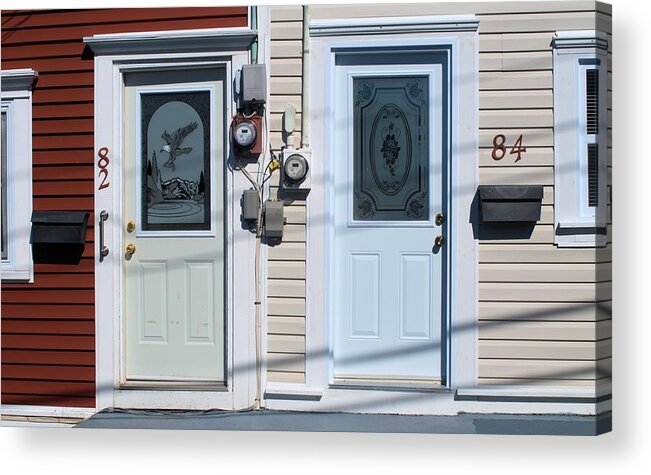 Doorways Acrylic Print featuring the photograph 82 And 84 by Douglas Pike