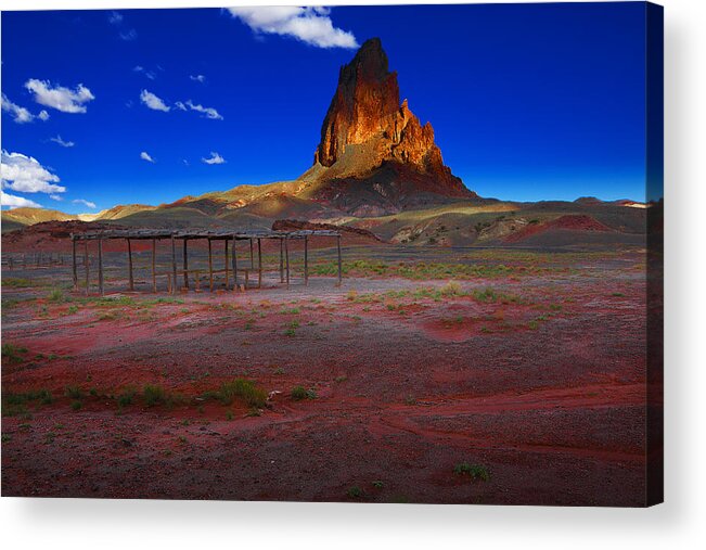 Landscape Acrylic Print featuring the photograph Monument Valley Utah USA #3 by Richard Wiggins