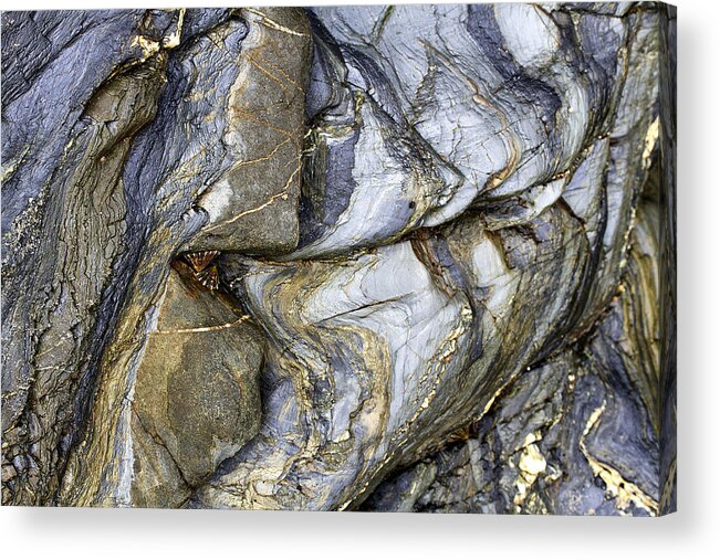 Stone Acrylic Print featuring the photograph Rock Art #9 by Shirley Mitchell
