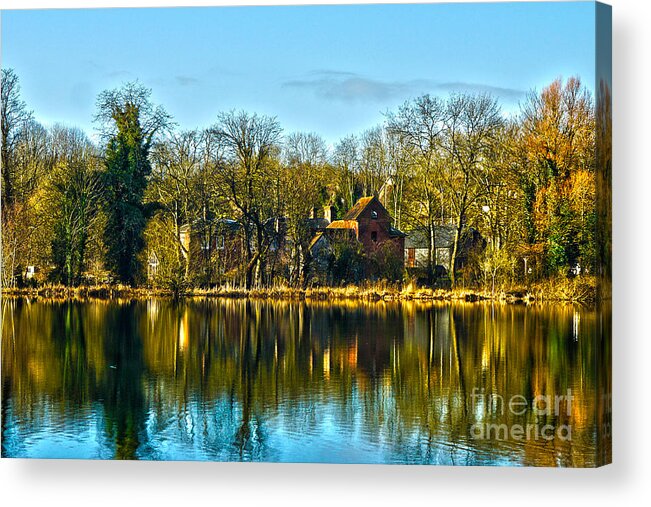 Nature Reserve Acrylic Print featuring the digital art A Beautiful Place To Live by Andrew Middleton