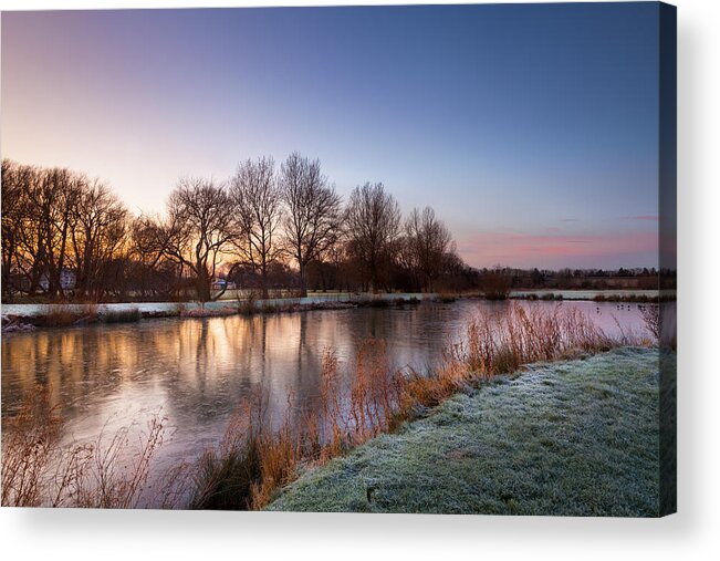 Christinesmart Acrylic Print featuring the photograph A Frosty Morning by Christine Smart
