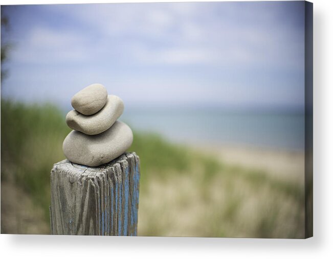 Michigan Acrylic Print featuring the photograph A Gift by Alex Blondeau